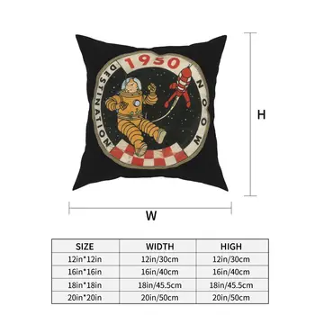 Tintin In The Moon Mission Pillowcase Printed Polyester Cover Cover Decoration Приключения Pillow Case Cover Home 45X45cm