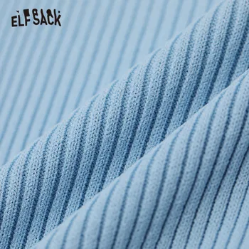 ELFSACK Solid Pure без гръб Ежедневни Стилна Изрязване на Върховете На жените 2021 Пролет Елф Реколта Без Ръкави Секси Дами Основни Ежедневни Блузи