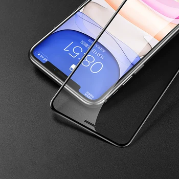 [1-3шт] Протектор на екрана Съвместим с iPhone 12 Pro SE 2020 11 XR XS Max 6 7 8 Plus Пълно покритие на Премиум Закалено стъкло