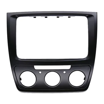 2Din Car Fascia Stereo Radio CD / DVD Player Panel Dash Trim Kit Facia Face Plate Frame Bezel за Skoda Yeti+ (Ръчни Климатик)