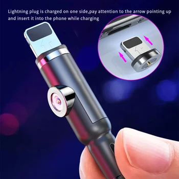 Магнитен Micro USB Type C Кабел 2.4 A USB кабел за зареждане Кабел За iPhone 12 Pro Max Xiaomi Мобилен Телефон Зарядно Устройство за Зареждане, USB Кабел C