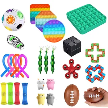Творчески Fidges Fidget Toy Set Евтини Сензорни Играчки Fidget Pack Пораснали Деца, Меки На Допир Анти-Стрес Релеф Играчки Figet