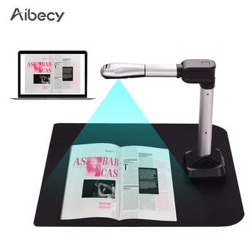 Aibecy BK51 USB Document Camera Scanner Capture Size A3 HD 16 Мега пиксела Високоскоростен Скенер с led подсветка за износ формат PDF