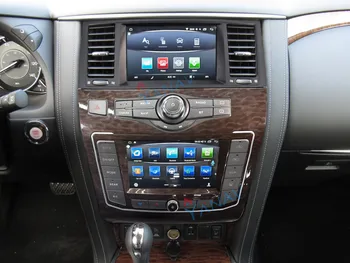 Най-Новият Android Двухэкранный Автомобилен Радиоприемник За Nissan Patrol Y62 За Infiniti QX80 /QX56 2012-2021 Кола Стерео Видео Мултимедиен Плеър