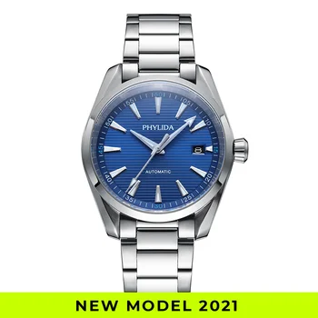 2021 Нов Аква 100M NH35A Автоматични Часовници Модни Луксозни Механични Ръчни Часовници Solid SS Сапфирен кристал