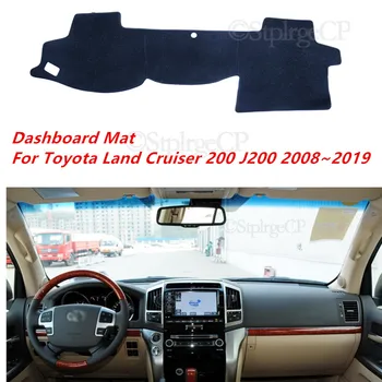 за Toyota Land Cruiser 200 J200 2008~2019 Противоскользящий Мат Козирка Dashmat Protect Carpet Таблото Pad Cover Аксесоари