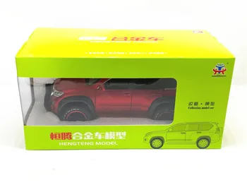 1:24 Toyota Prado Властен Модифицирана версия с метални играчки модели автомобили като подаръци и декорации