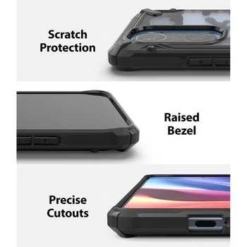 Ringke Fusion-X Case for Poco F3 Drop Soft Protective TPU Frame and Hard Back Hybrid Redmi K40/Pro/Pro+ Cover Mi 11X