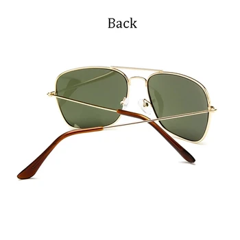 AOZE Klassische 3136 CARAVAN Stil Platz Luftfahrt Sonnenbrille Männer Vintage Retro Марк Design Sonnenbrille Oculos De Sol unis