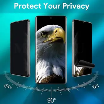 Анти Закалено Стъкло За Samsung Galaxy S21 / Ultra Стъкло Против Protector 5G Screen Privacy O6V5