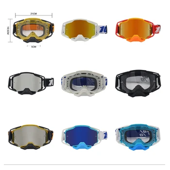 Мотокрос Слънчеви очила Очила за Спорт на открито Офроуд Колоездене Dirtbike ATV Motos Мотоциклет на Мъже, Жени Каска, Слънчеви очила