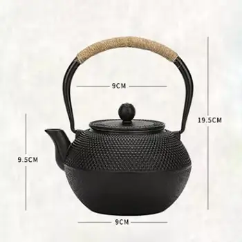 Ютия, Кана за приготвяне на чай от неръждаема стомана Чугун Кана за Варене на Вода Железен Чайник