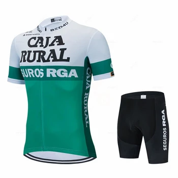 Caja Rural Summer Cycling Clothing Outdoor Mountain Cycling Clothing Suit Ropa De Ciclismo Hombre Дишаща Мъжки Дрехи Лигавник