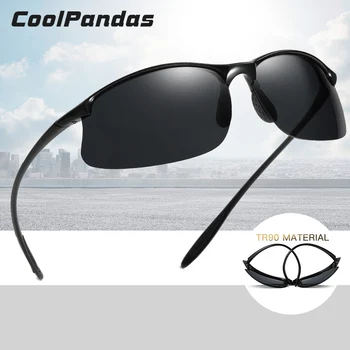 2021 Top Ultralight TR90 Поляризирани Слънчеви очила Anti-UV Driving Men Shades Мъжки Военни Слънчеви очила Очила Gafas De Sol