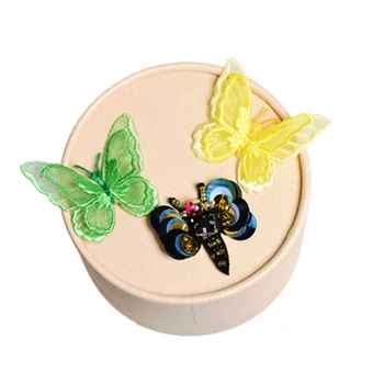 Високо Качество на Пеперуда Кръпка за Сватбена Рокля САМ Апликация на Летни Дрехи и Аксесоари Сладки Етикети за Воал Обличам Дрехи