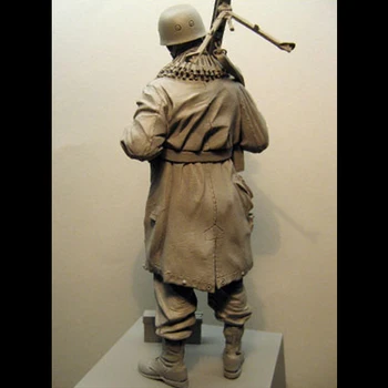 1/16 смола характер войници Комплект Модел Втората световна война войници ръце върху белия модел на военен