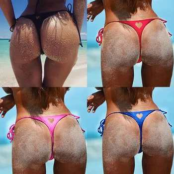 Плувни панталони Прашки Бикини, бельо S-XL Секси малки бразилски бикини отдолу дамски бански дамски прашки Гащи micro mini