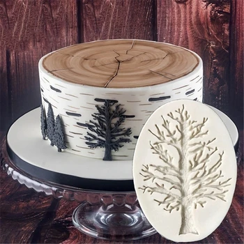 3D Силикон Торта Мухъл Сватбена Торта Форми на Украса Сватбена Торта Формата на Коледно Дърво, Цвете, Роза Форма на Бисквитка