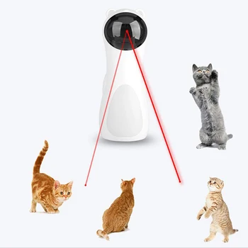 Автоматична Играчка Котка, 2021 Interactive Cat Toys 5 Pattern Multi-Angle Automatic On/Off, Интерактивни играчки за домашно Коте