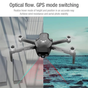 Професия: Drone SG906 PRO 2 GPS С 3-осово самостабилизирующимся карданом WiFi FPV 4K Camera Dron Brushless Quadcopter Support SD