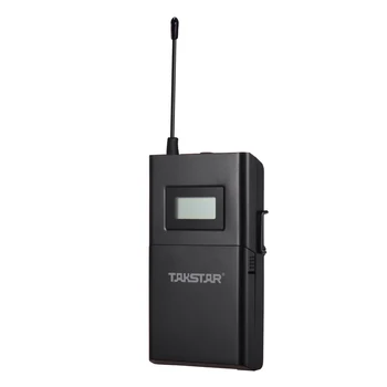 Takstar WPM-200R UHF Wireless Аудио Приемник с LCD дисплей с 6 Отделни Канала, на 50 м Обхват на Предаване на ушите