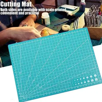 1 бр./25,4 мм мозайка шиене инструмент двупосочен саморемонтирующийся мат Базова плоча, Обръщане на дизайн за Гравиране дъска за Рязане Мат