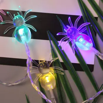 LED spider прилеп string светлини batteries светлини solar модел festival decoration string светлини