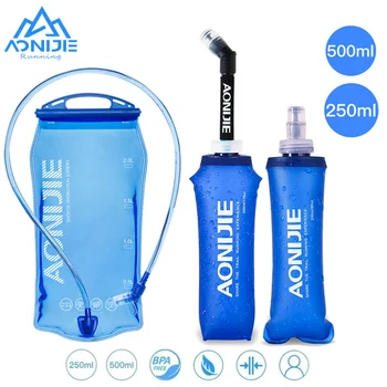 AONIJIE Soft Flask Water Bottle Folding Сгъваеми Чанти за Вода TPU Free for Running Hydration Pack Скута Чанти SD09/10 250/500 мл