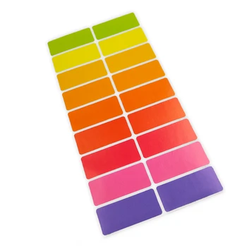 Направи си САМ Дъгата Цвят Водоустойчив Празен Името на Етикети Потребителски Деца Лични Етикети Персонализирани Ръкописни Хартия Етикети