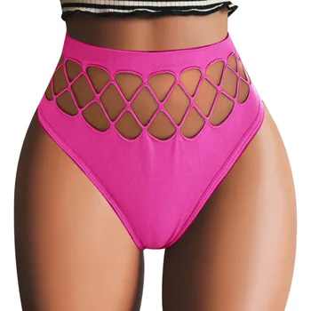 Ново Дамско бельо Бикини за Секси High Еластични Solid Прашки Дишаща Comfortable Female Fashion Lingerie G String Underpant