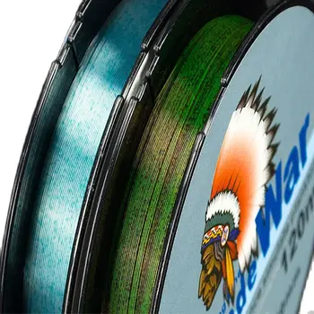 120 м Германия Цвят-промяна на Spoted Фторуглеродное Покритие Супер Силен Камуфлаж Найлон Carp риболов линия Тонущая риболов линия