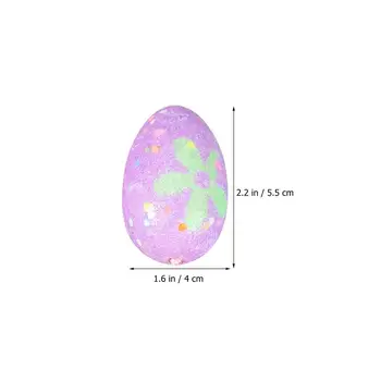 24шт Великденско Яйце Декорации DIY Яйце Партия Окачване Пъстри Яйца на Пяна Играчки