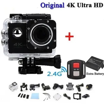 4K Telecomando Camera Wifi Ultra Hd 16mp Waterproof Videocamera DVR Outdoor Sports Diving Bicycle Камери