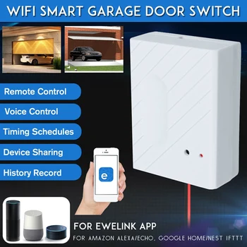 WiFi Smart Switch Car Garage Door Opener Дистанционно Управление за eWeLink APP Phone Support Алекса Google Home