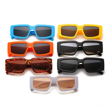 Стари Квадратни Слънчеви Очила на Жените и Мъжете Ретро Правоъгълни Слънчеви Очила Луксозен Марка Дизайнерски Очила Ретро Очила с UV400