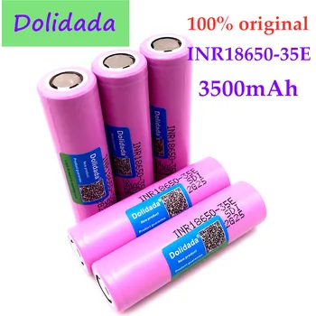6 бр. Dolidada Оригинал за Samsung 18650 3500 mah 20A разряд INR18650 35E 18650 батерия Li-ion 3.7 V акумулаторна батерия