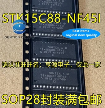 5шт реална снимка чисто нов и оригинален STK15C88 STK15C88 NF45 / NF45I SOP28 фута флаш памет IC