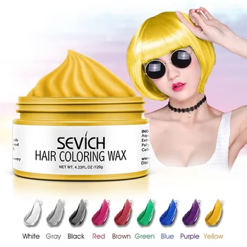 Sevich 120g Еднократна Цвят на Косата Восък на Жените и Мъжете Стил 