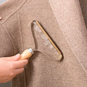 Мини вязаное палто пуловер бръснач до плюшени тъкани самобръсначка, четка за ръчни инструменти, а depilator палто двупосочен депиляторный топка