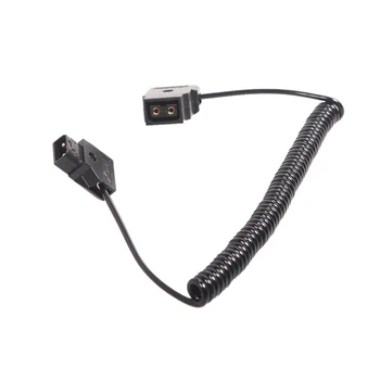 Andoer D-TAP 2 Pin Male to Female Extension Adapter, Кабел за DSLR Rig Anton Bauer Battery V-mount Dtap to Dtap Еластични Еластичен Кабел 1 М