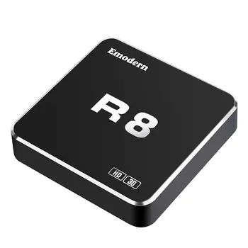 R8 TV Set Top Box 4K 5G HD TV Box Поддръжка на Ethernet, HDMI-съвместим Кабел AV IR TF Карта WIFI 4GB/16GB/64GB/32GB