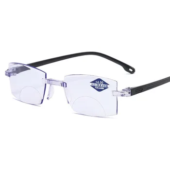 Ултра-леки Очила За Четене Без Рамки Против Blue Light Radiation Computer Presbyopia Readers spectacleso Reader Glasses