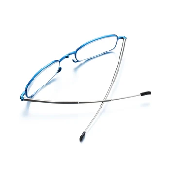 Очила за Четене на Мъже, Жени Сгъваеми Малки Очила Рамки Черни Метални Очила С Оригиналната Скоростна Портативен за мъже и жени