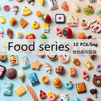 2021 New Animal Bling Box Food series Миниатюрна Фигурка Действия Бутилка Сляпо Чанта Забавни Играчки Модел Фигурки За Деца Подаръци