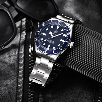BENYAR Автоматични механични мъжки часовник 2021 Luxury Top Brand Casual Military man Sports watch Модерен блясък мъжки ръчен часовник