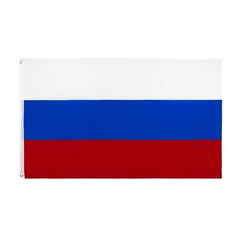 90x150 см бял син червен флаг на Руската Федерация флаг на Русия за украса