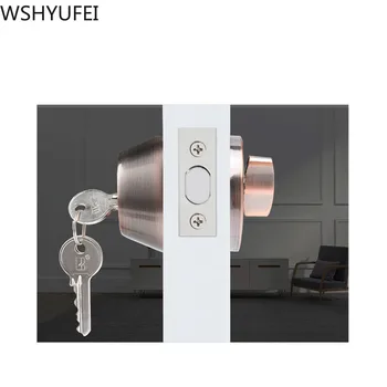 WSHYUFEI Home Скрит Автоматично Заключване на вратите От Неръждаема Стомана Handleset Едноцилиндров невидим Механично Заключване спални Хардуерни Аксесоари