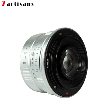 7artisans 25mm F1.8 APS-C Prime Обектив За Sony E-Mount /Fujifilm/Canon EOS-M Mout Micro 4/3 Камери A7 A7II A7R Безплатна Доставка