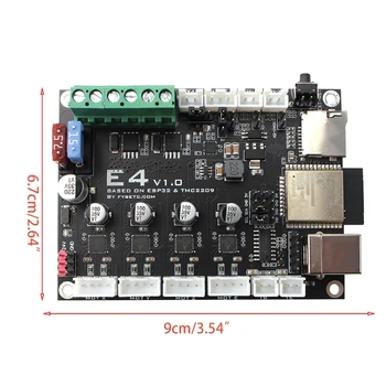 1 Комплект E4 V1.0 Wifi Control Board ESP32&TMC2209 с Bluetooth за рутери на 3D принтери