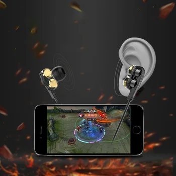 Langsdom D4C ушите Стерео Бас 3,5 мм Конектор Кабелна Управление HiFi Слушалки с HD микрофон Слушалки за за Смартфон Xiaomi